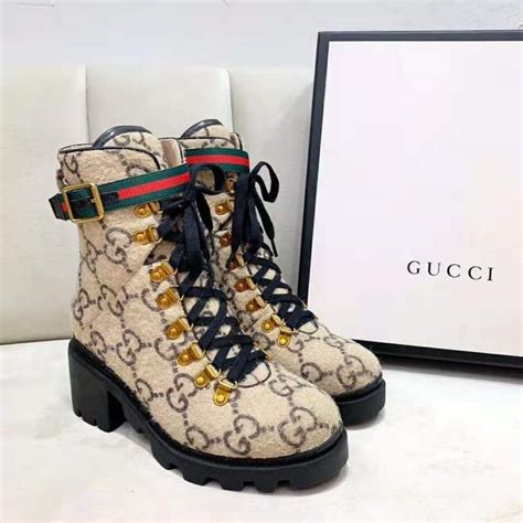 gucci wool boot|high heel gucci boots.